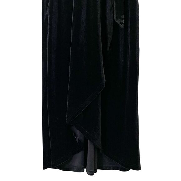 NWT Baltic Born Nadine Velvet Midi Dress Black Size Medium Party Wedding Holiday - Picture 10 of 14